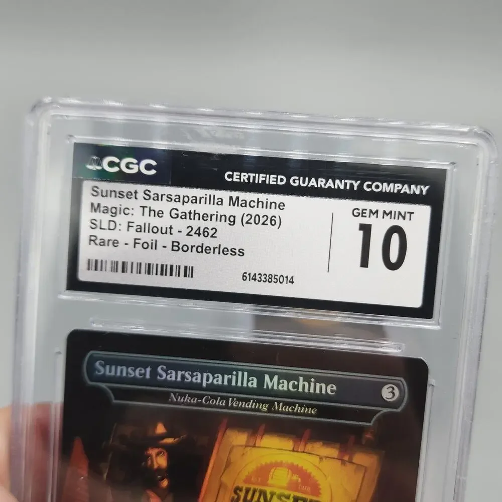 MTG Sunset Sarsaparilla Machine Nuka-Cola Vending Machine Foil SLD CGC 10